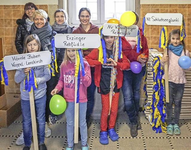 Fr das Kleggau-Narrentreffen werden 6...r Tage dabei, sie bunt auszuschmcken.  | Foto: Wilfried Dieckmann