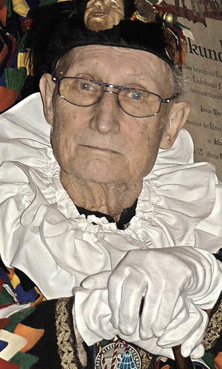 65 Jahre dabei: Ehrenzunftmeister Werner Lehmann  | Foto: Hildegard Siebold