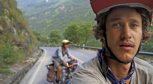 Hansen und Paul Hoepner auf ihrer Radtour nach Shanghai.  | Foto: Vision Erde