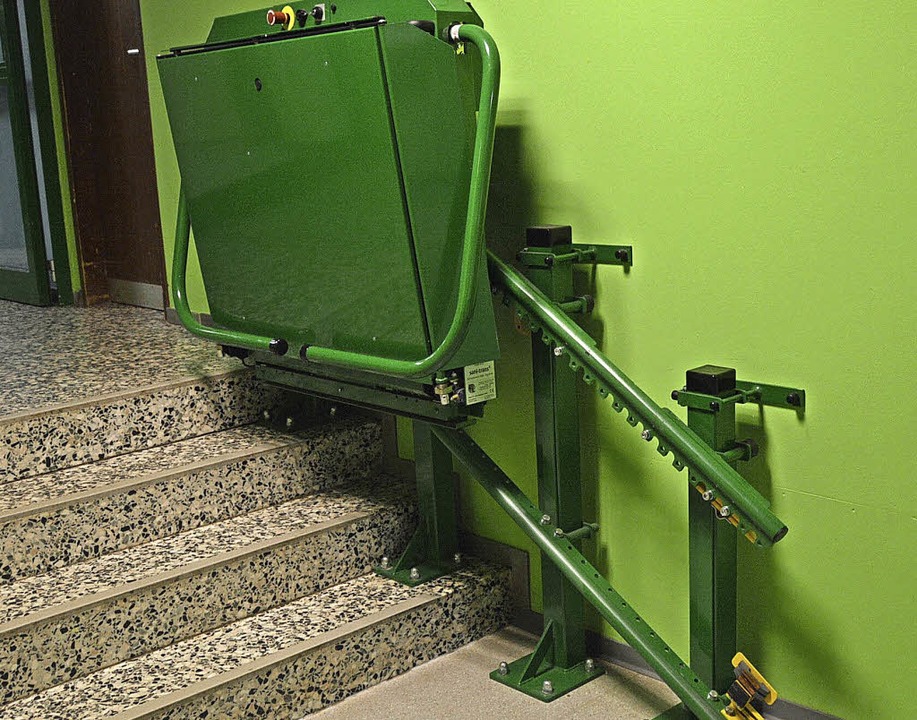 Treppenlift  für Kinder mit Behinderung  | Foto: Horatio Gollin