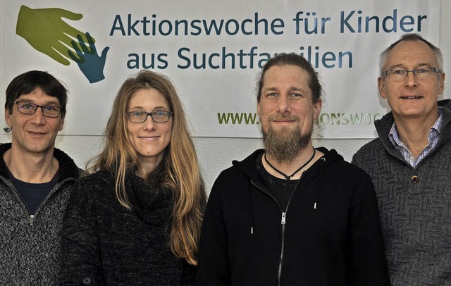 Frank Meiner, Michaela Popp, Oliver B...tner und Michael Hellmann (von links)   | Foto: gra