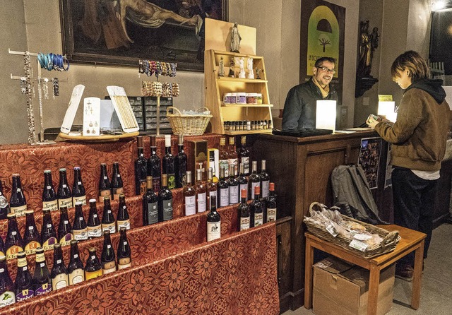 Der Klosterladen im katholischen Teil von Saint-Pierre-le-Vieux in Straburg   | Foto: teli