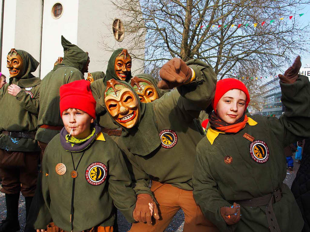 Eindrcke vom Narrentreffen der fnf Waldstdte in Rheinfelden