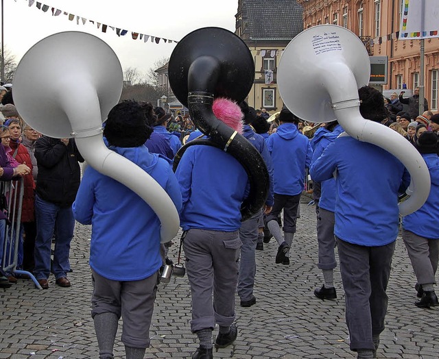 Was wre ein Umzug ohne eine tolle Musi?!  | Foto: hr