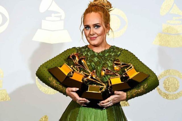 Britische Popdiva Adele rumt fnf Grammys ab