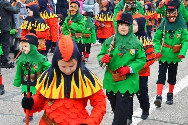 Fotos: Kinderfasnetsumzug zum Jubiläum der Narrenzunft Kollnau