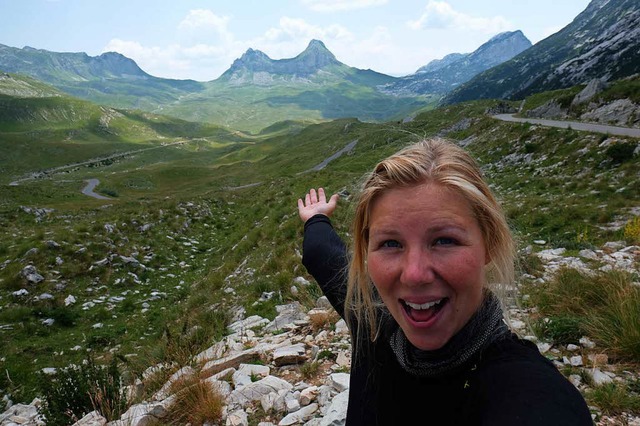 Isabelle im Dormitor Nationalpark in Montenegro.  | Foto: Isabelle Popiehn