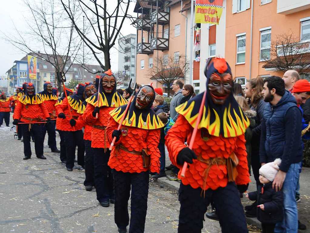 Impressionen vom Jubilumsumzug am Sonntag: Narrenzunft Kollnau