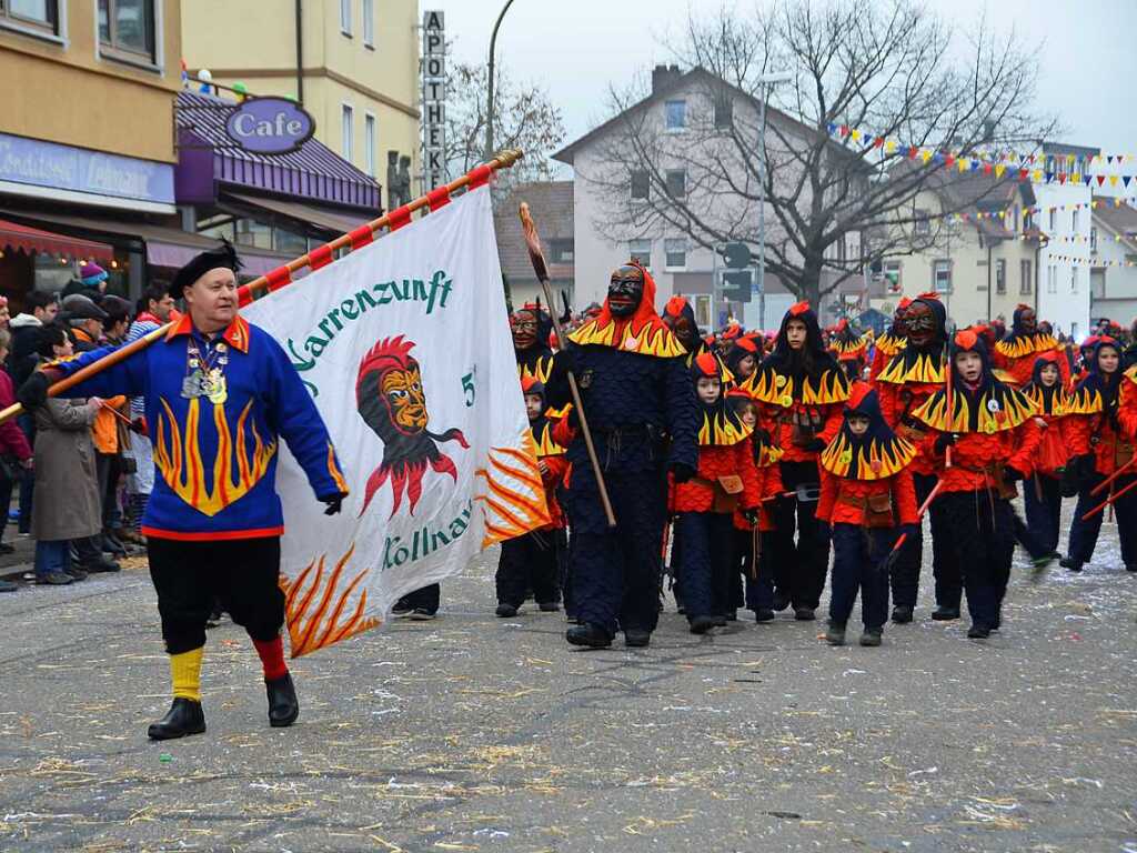 Impressionen vom Jubilumsumzug am Sonntag: Narrenzunft Kollnau