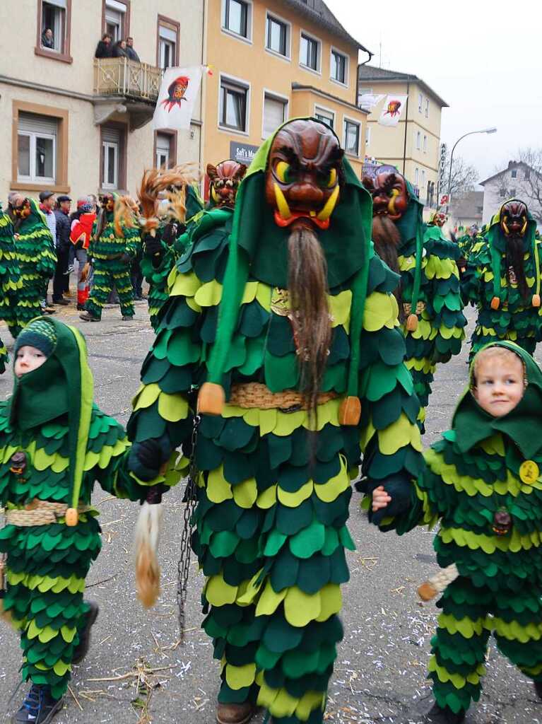 Impressionen vom Jubilumsumzug am Sonntag: Oberrieder Narrenzunft