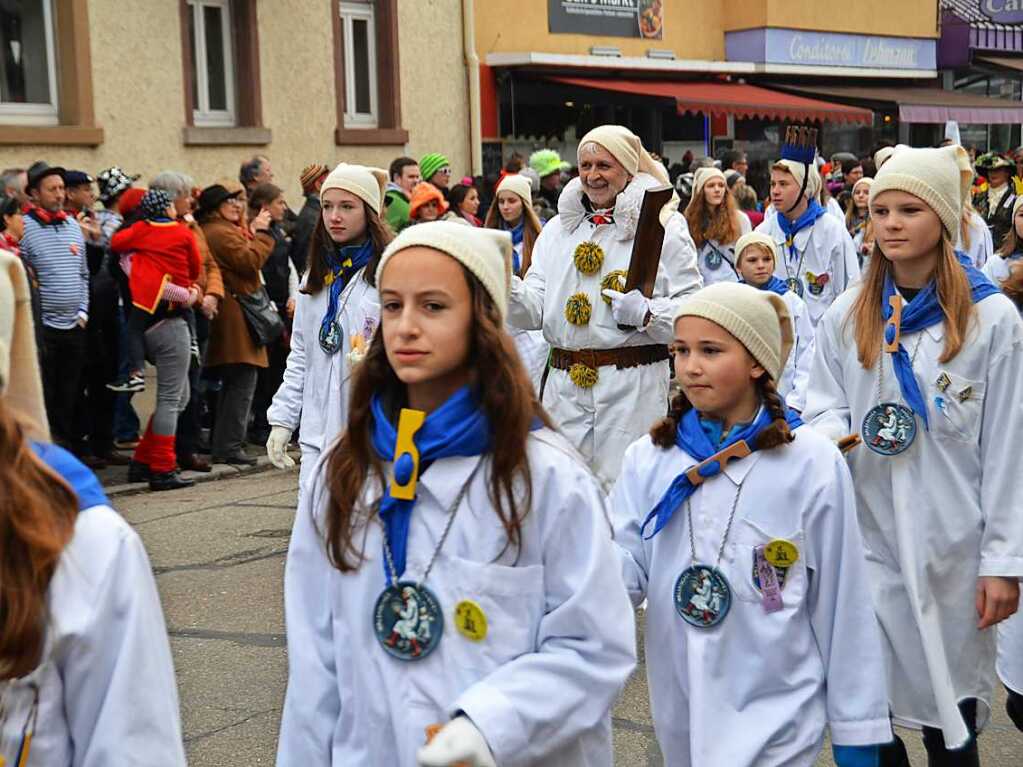 Impressionen vom Jubilumsumzug am Sonntag: Hemdglunker der Krakeelia Waldkirch