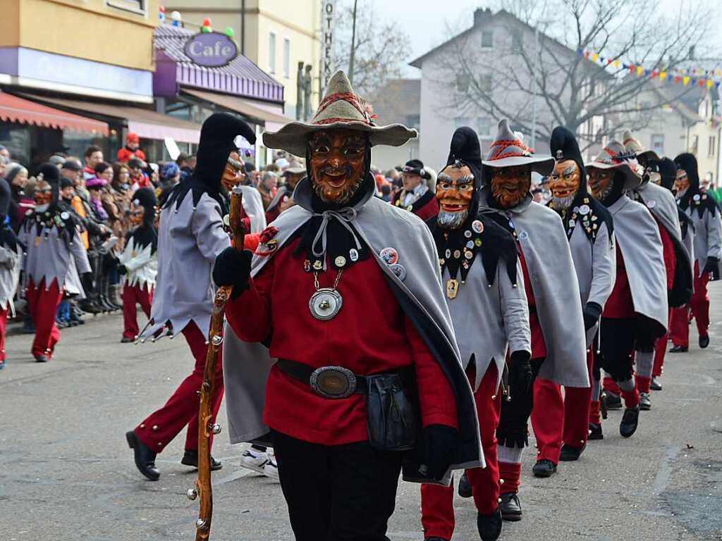 Impressionen vom Jubilumsumzug am Sonntag: Silberklopfer Bleibach