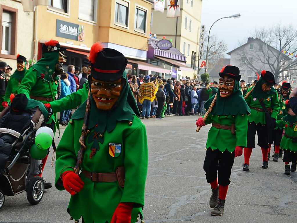 Impressionen vom Jubilumsumzug am Sonntag: Johlis vom Vgelestei, Gutach