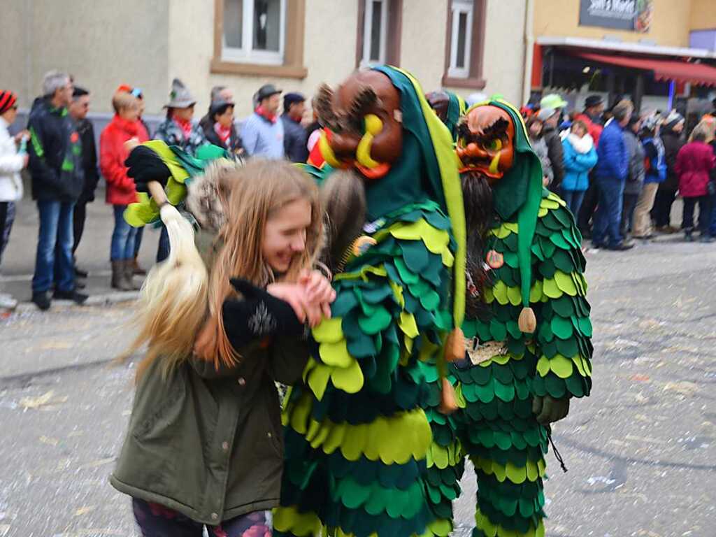 Impressionen vom Jubilumsumzug am Sonntag: Oberrieder Narrenzunft