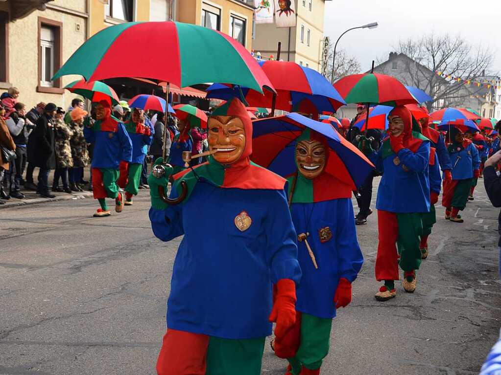 Impressionen vom Jubilumsumzug am Sonntag: Spitzbue Oberwinden