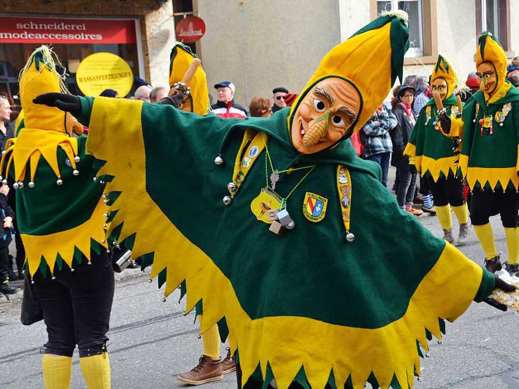 Impressionen vom Jubilumsumzug am Sonntag: Welschkorngeister Denzlingen