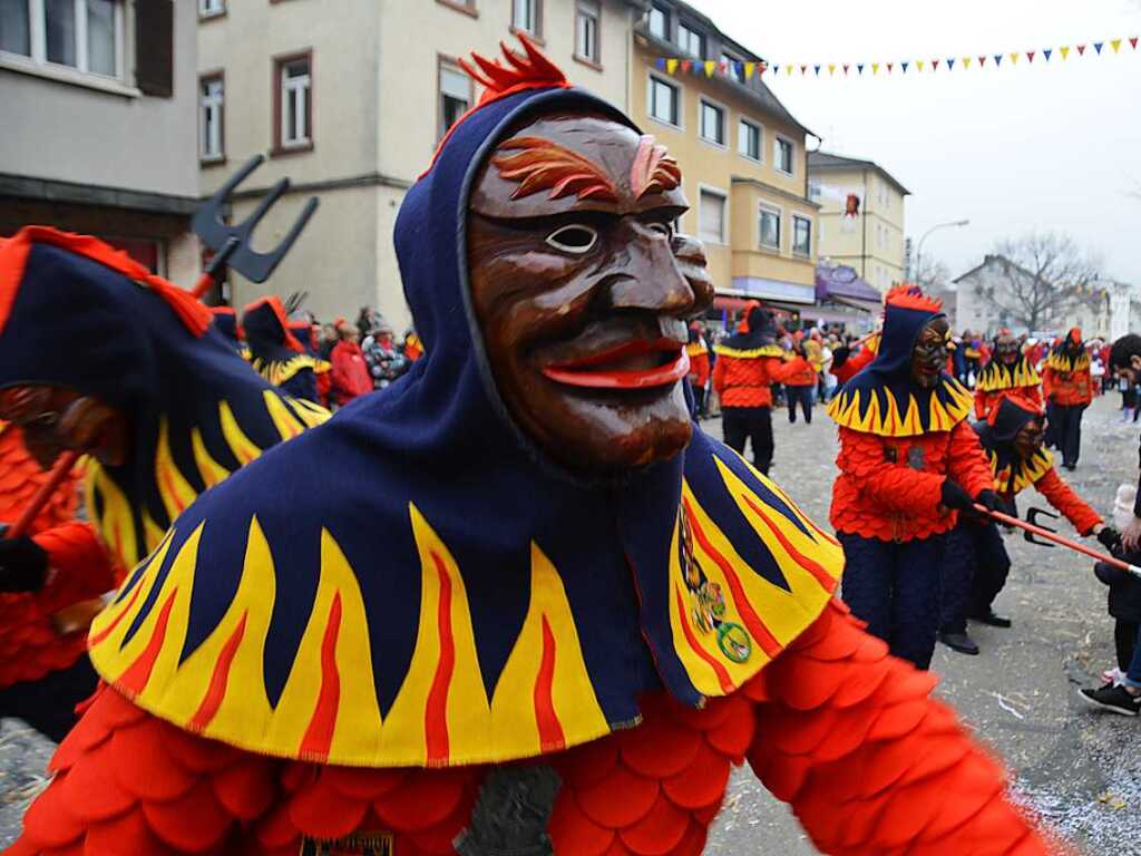 Impressionen vom Jubilumsumzug am Sonntag: Narrenzunft Kollnau