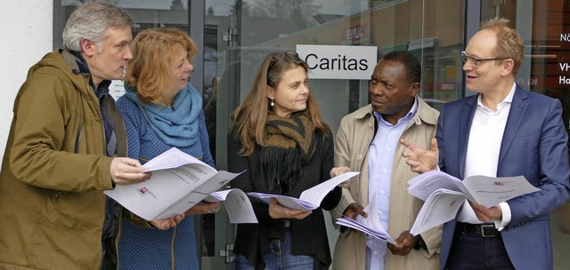 Clemens Hauser, Birgitt Reisenweber, S...beitung des neuen Konzepts beteiligt.   | Foto: Lena Marie Jrger