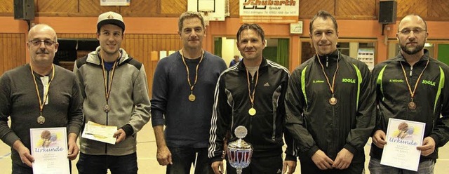 Die besten Akteure des Bahlinger Tisch...hfu, Sascha Johner und Ralf Wrstlin.  | Foto: Privat