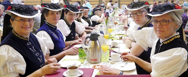 ber 500 Landfrauen aus dem Bezirk Fre...ieder des Landfrauenchors St. Mrgen.   | Foto: Barbara Riess