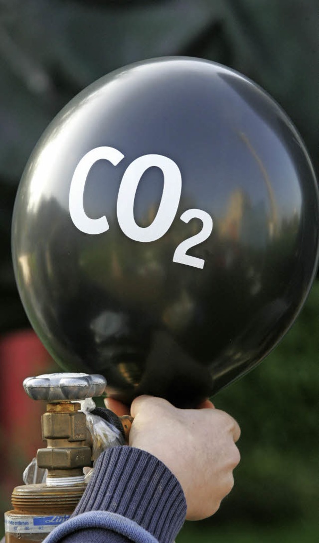 Gilt als Treibhausgas und Klimakiller:...ioxid (CO<BZ-Texttief>2</BZ-Texttief>)  | Foto: DPA