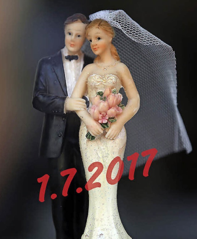 Originelle Hochzeitsdaten gibt es 2017 im Juli.  | Foto: Oliver Berg