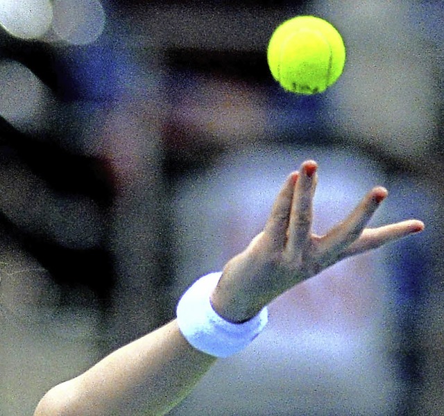 Aufschlag: Im April ffnet der TC Wiechs seine Tennispltze .  | Foto: AFP