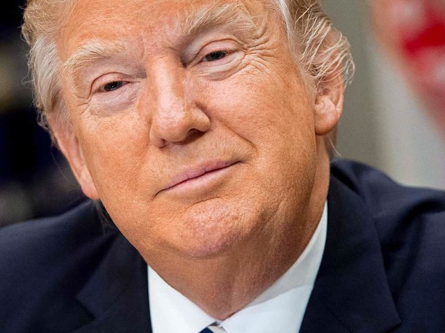 Trump hat gerade nicht viel Grund zu lcheln  | Foto: AFP