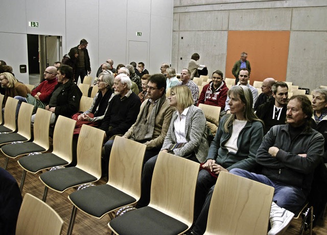 Das Interesse an der ffentlichen Sitz...war vorhanden, aber auch berschaubar.  | Foto: Martin Pfefferle