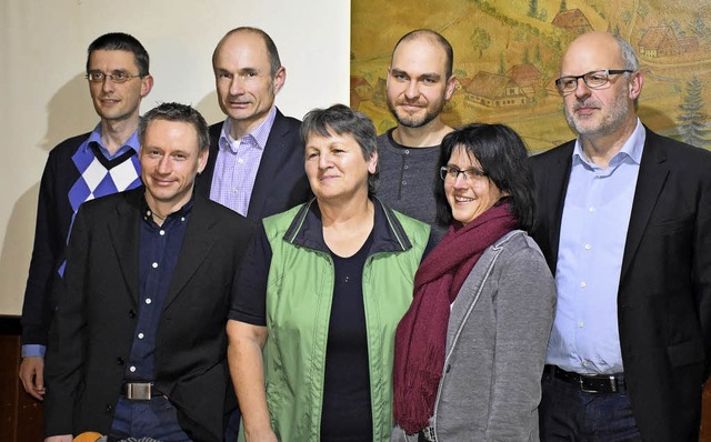 Der neue Vorstand mit Dirk Hfner, Mar... Susanne Volk und Karl-Heinz Schill).   | Foto: FWE