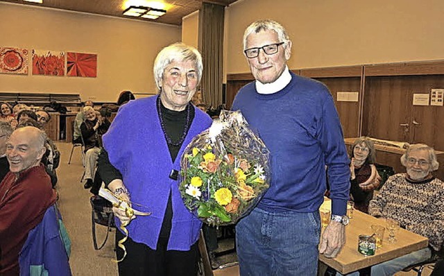 Iris und Bernd Nicklas wurden in der J...vangelischen  Kantorei verabschiedet.   | Foto: Privat