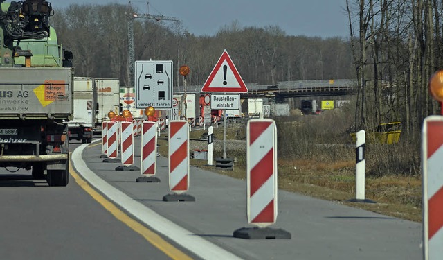 Erfahrungen vom A5-Ausbau  nrdlich vo... Arbeiten  weiter sdlich einflieen.   | Foto: Seller