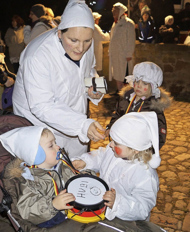 In Wollbach feiern auch die kleinen Glunkis mit.   | Foto: Hartenstein