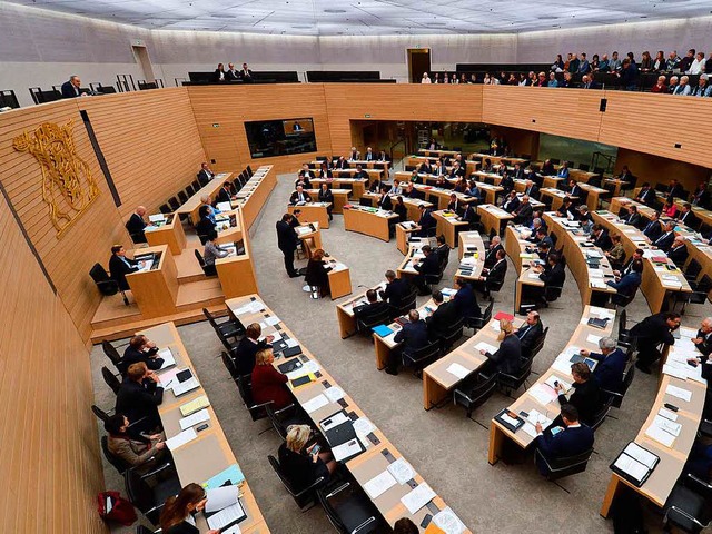 Sitzung im Stuttgarter Landtag  | Foto: dpa