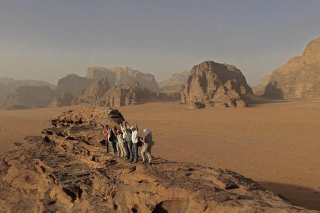 Pfarrerin Doleschal berichtet ber eine Wanderreise nach Jordanien im evang. Pfarrhaus