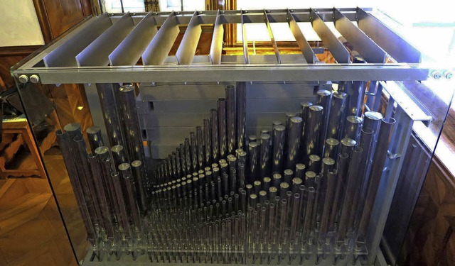 Kleines Wunderwerk der modernen Orgelb...rgel in der Schlosskapelle zu Brgeln   | Foto: Philipp