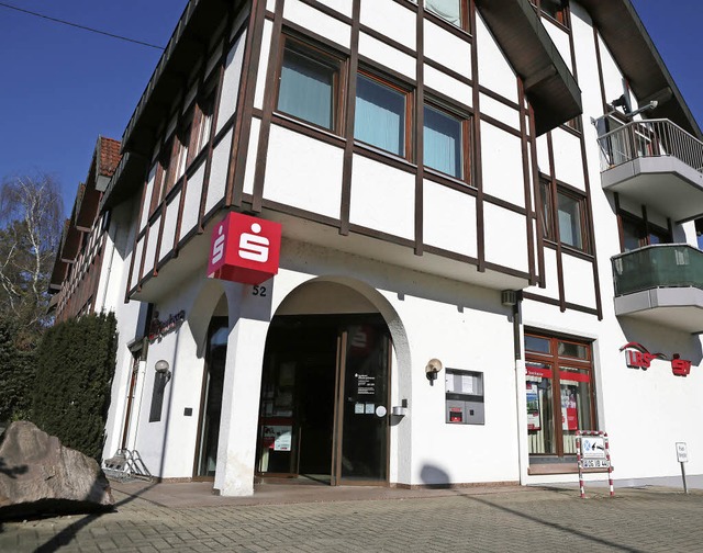 Auch in Ichenheim entfllt mit der Spa...h Geldautomat und Kontoauszugdrucker.   | Foto: Chr. Breithaupt
