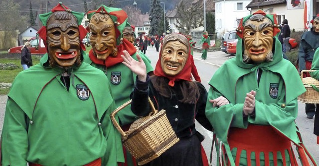 Bereit fr die nrrischen Tage sind di...ister und Chsliwieber in Mnstertal.   | Foto: Archivfoto: Eberhard Gross