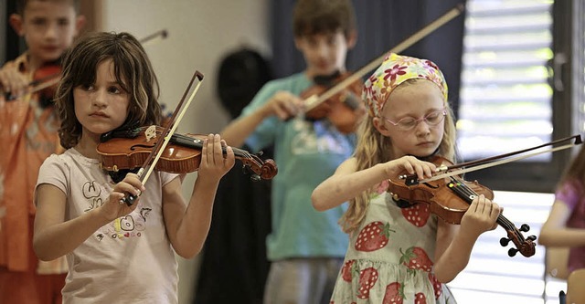 Instrumentalunterricht bei der Jugendmusikschule findet groe Akzeptanz.   | Foto: Jugendmusikschule