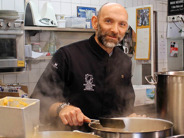 Thomas Merkle, Sternekoch aus Endingen...beitseinsatz&#8220; auf die Malediven.  | Foto: Ruth Seitz