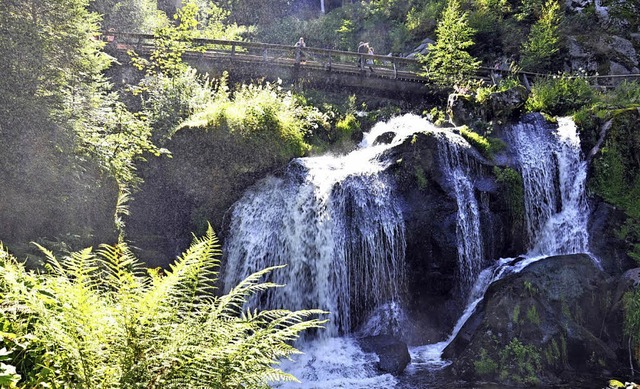 Spektakulr rauscht der  Triberger Wasserfall. Doch wie ist er entstanden?  | Foto: verlag