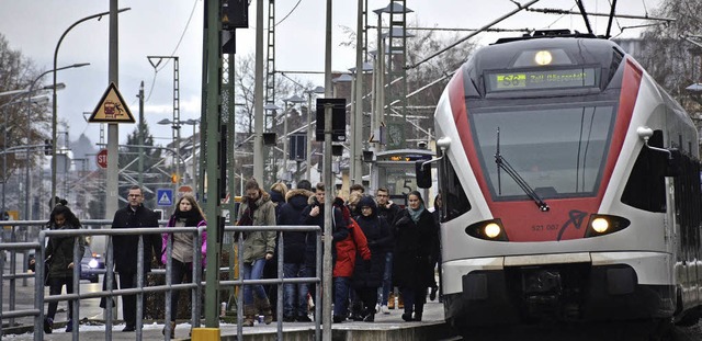 Der Ausbau der trinationalen S-Bahn bleibt auf der Agenda   | Foto: Fritsch