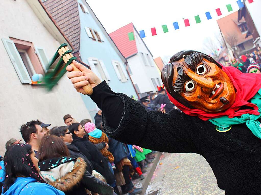 Mehr als 3500 Hstrgern und jede Menge Besucher verwandeln Merdingen in eine bunte Fasnachtshochburg.