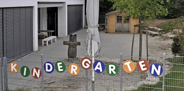 Auen bleibt er, wie er ist, drinnen w...: der Kindergarten St. Johannes in Au.  | Foto: Julius Steckmeister