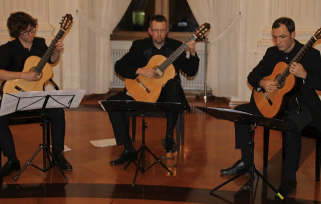 Cristian Ktemeier und Christian Werni...spielten Musik aus drei Jahrhunderten.  | Foto: Margrit Matyscak