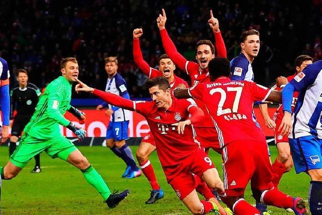 Wieder mal Schwein gehabt: Bayern trifft in Minute 96