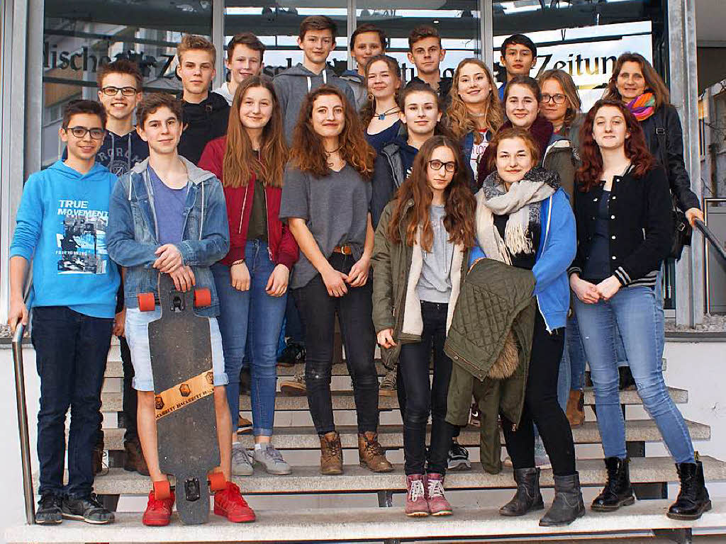 Klasse 9b des Theodor-Heuss-Gymnasiums aus Freiburg