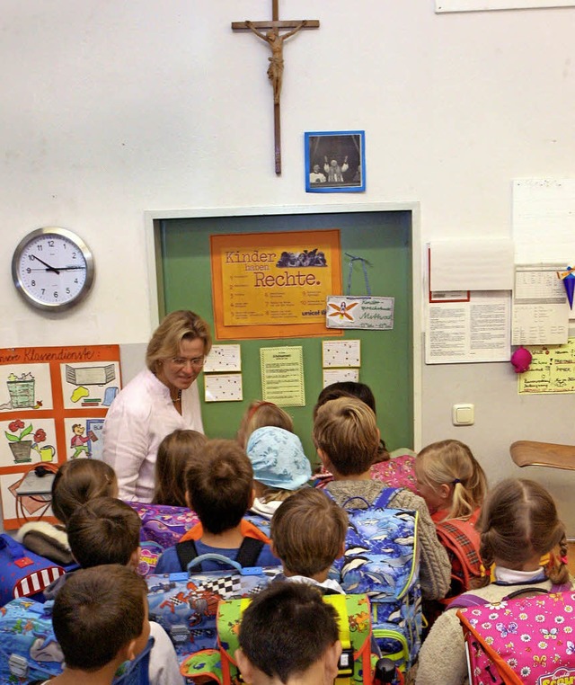 An vielen Schulen  werden die Kinder a...ischen Religionslehrern unterrichtet.   | Foto: Symbolfoto: dpa