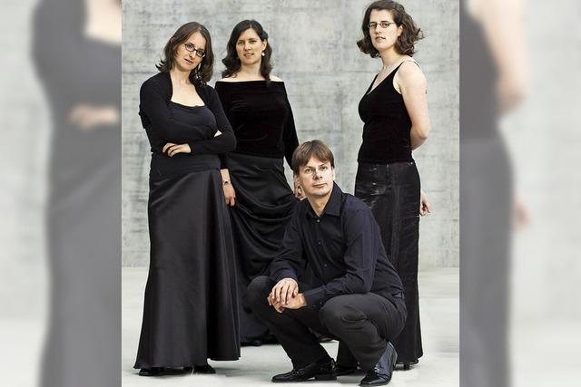 Sonos-Quartett tritt in der Dorfkirche in Riehen/Schweiz auf