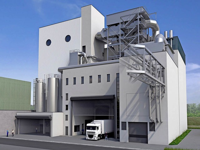 Das zweite Kraftwerk, hier im Modell, ...nen Kilowattstunden Wrme erzeugen.     | Foto: Fiedler Beck Ingenieure